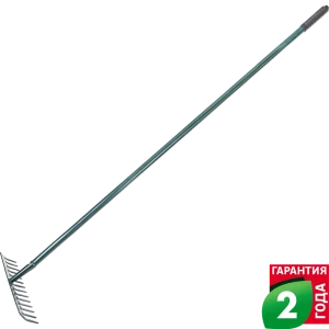 Грабли прямые Geolia 14 зубьев 141 см, сталь, с черенком 14263506 STLM-2103926