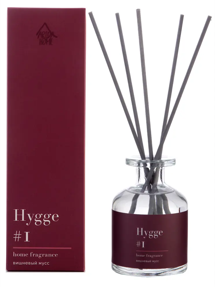 ARIDA HOME Диффузор Hygge 1 «Вишневый мусс» — атмосфера уюта и спокойствия 84535152