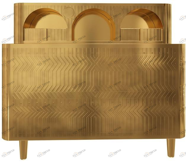 Scarlet Splendour Письменный стол из латуни с ящиками Vanilla noir oro sun-id-1385932