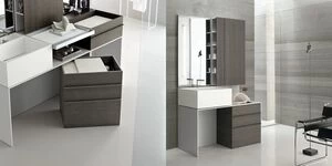 Toscoquattro Тумба на колесах с 2 ящиками ELEMENTS серая