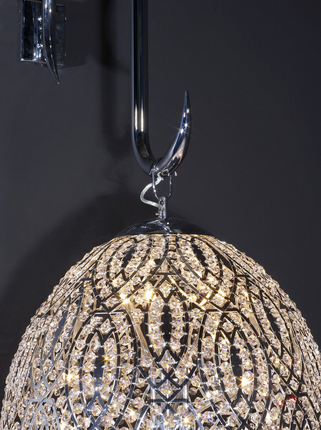 Аппликация с фиксированным рычагом с кристаллами Vgnewtrend Arabesque ARCH-00022186 - Вид №2