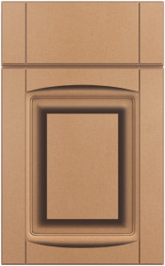 Фасады для кухни Патина Фрезеровка «Кембридж» Лён золотистый №229