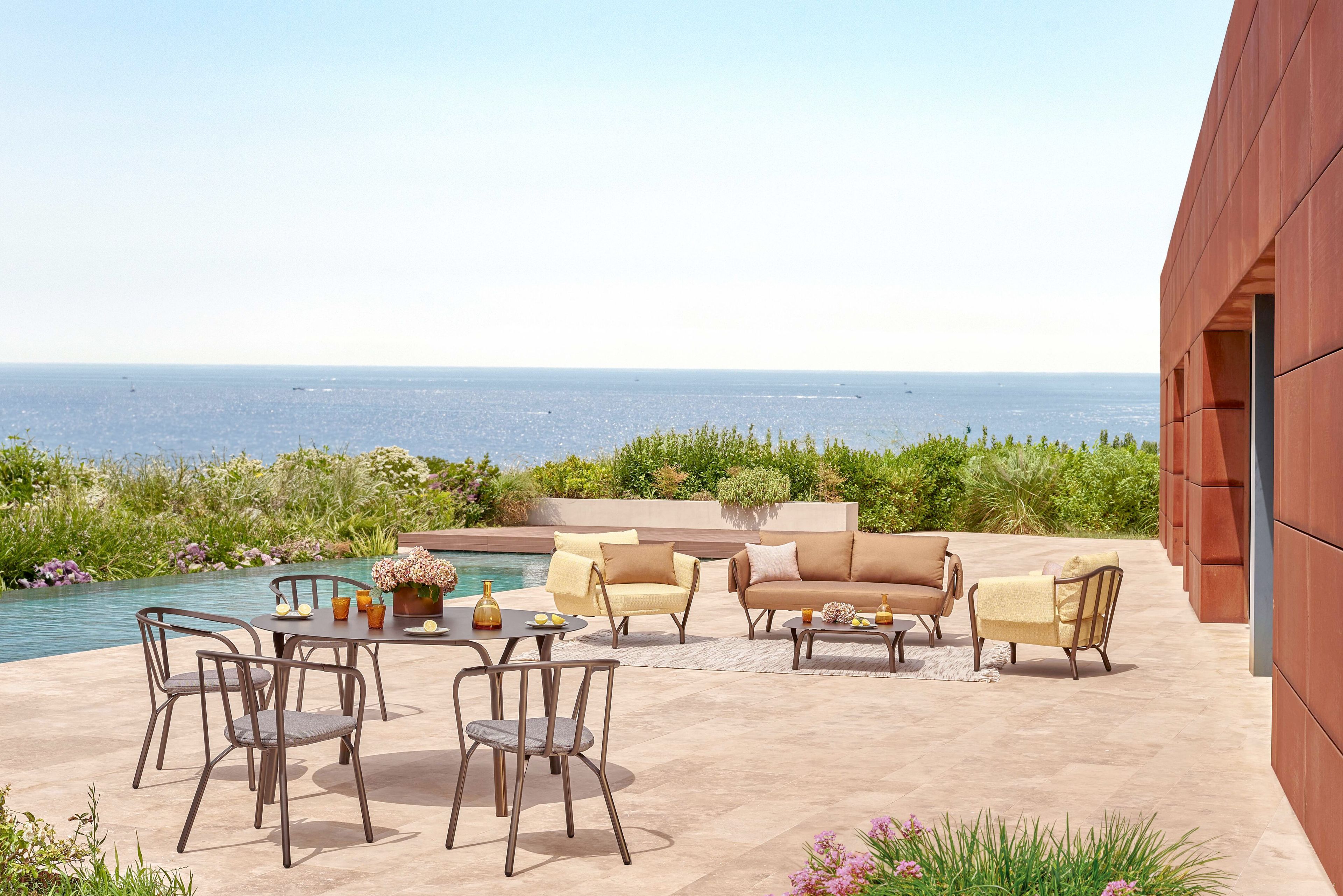 Алюминиевый квадратный садовый стол emu Angel ARCH-00039931 - Вид №4