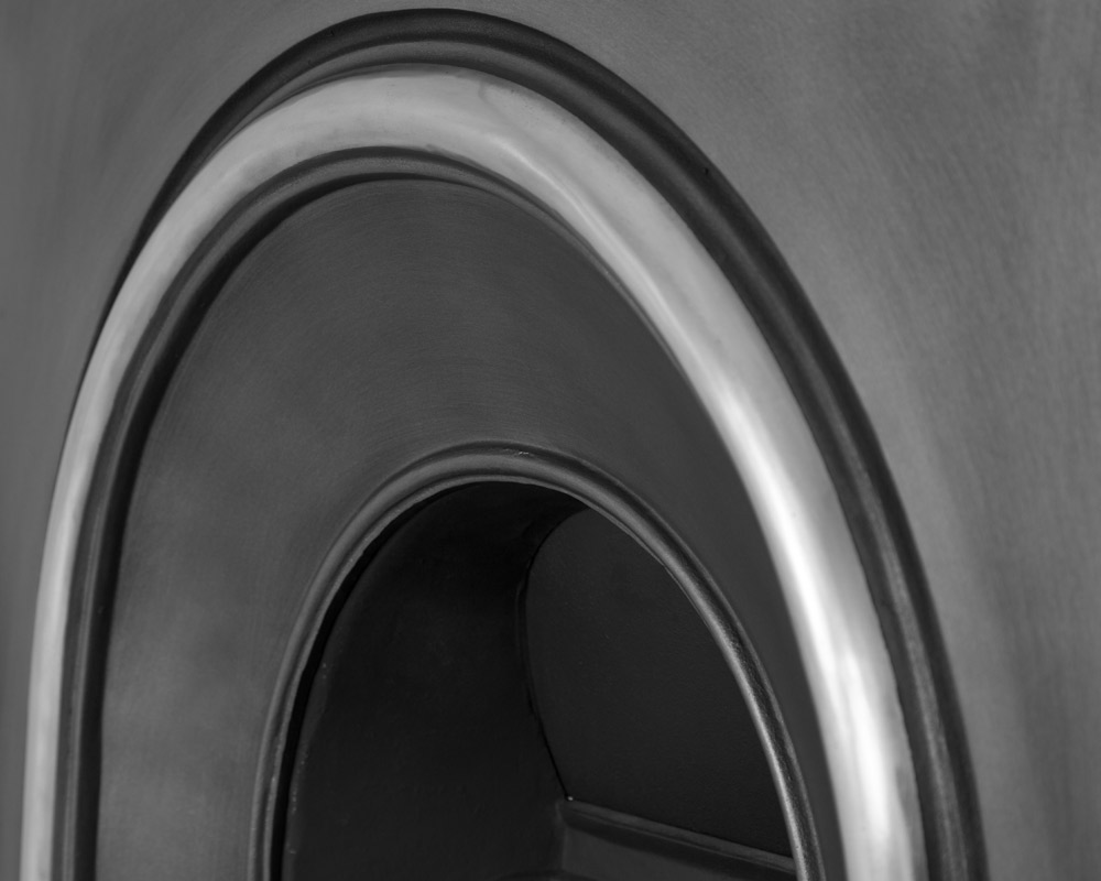 RX010 Кельтская арочная вставка для камина из чугуна Сarronheating  - Вид №3