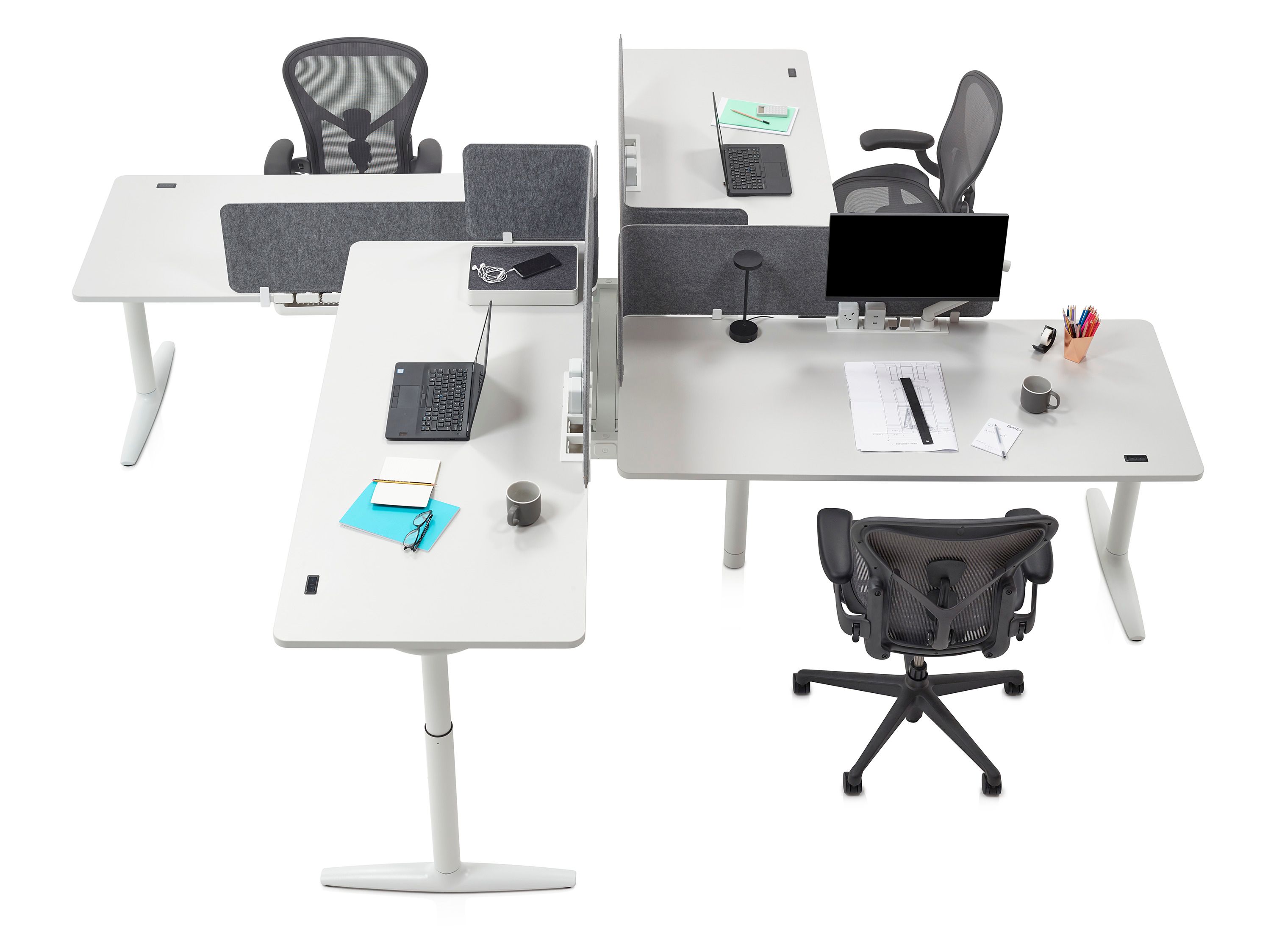 Секционный стол с регулируемой высотой Herman Miller ARCH-00020333 - Вид №3