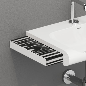 341533 Столешница из керамики 12x35,5 цвет Декор Kerasan Inka project Италия