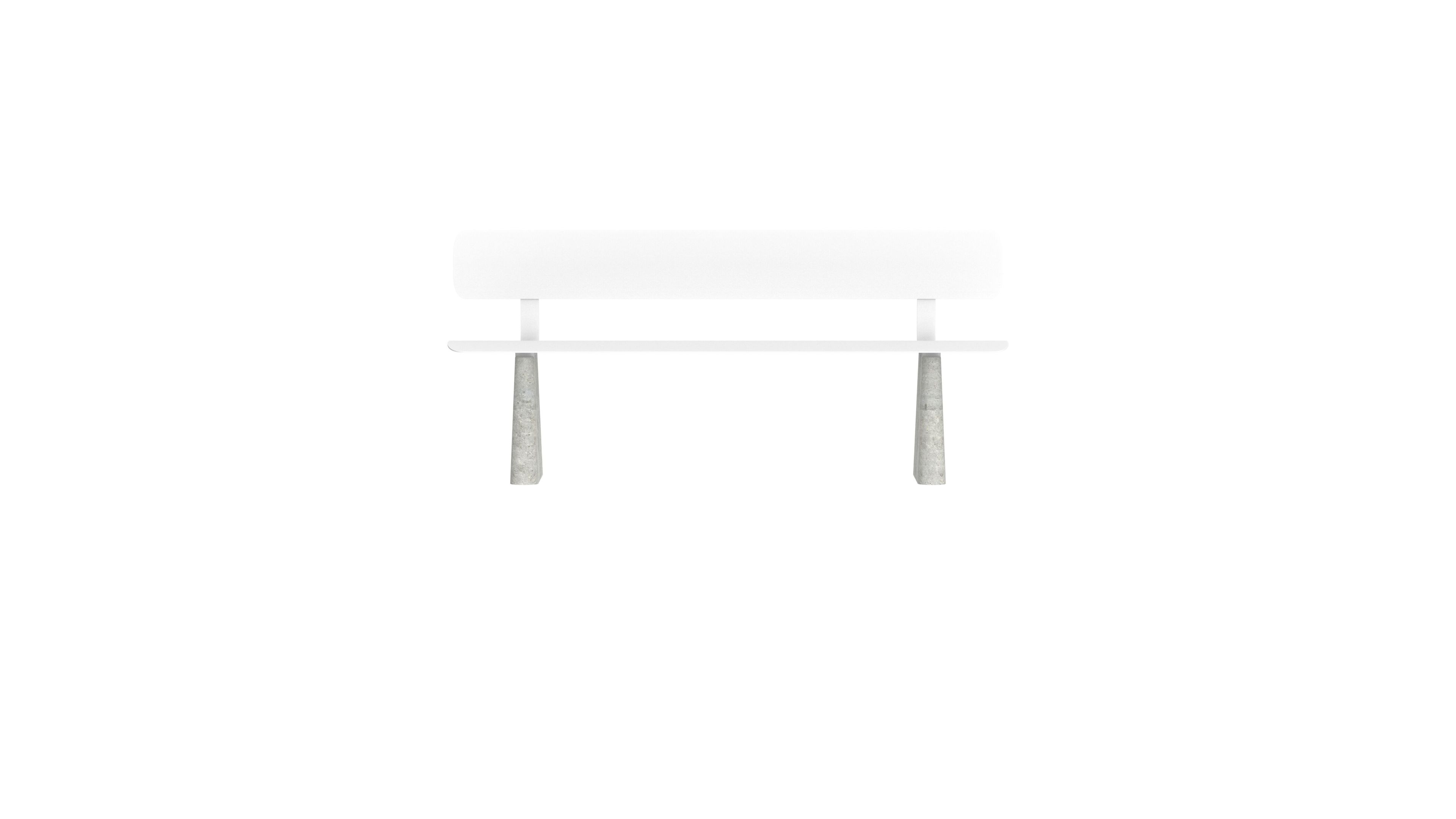 Стальная скамья с порошковым покрытием со спинкой FUNCTIONALS BEN ARCH-00041367 - Вид №36