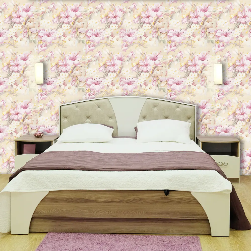 Обои бумажные Акварель розовые 0.53 м 3234-61 Santreyd STLM-2178203 - Вид №3