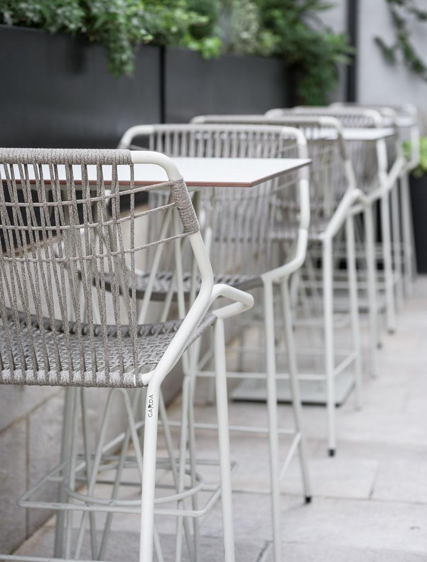 Garda Furniture Садовый табурет с подставкой для ног Kapua Gk08be - Вид №3