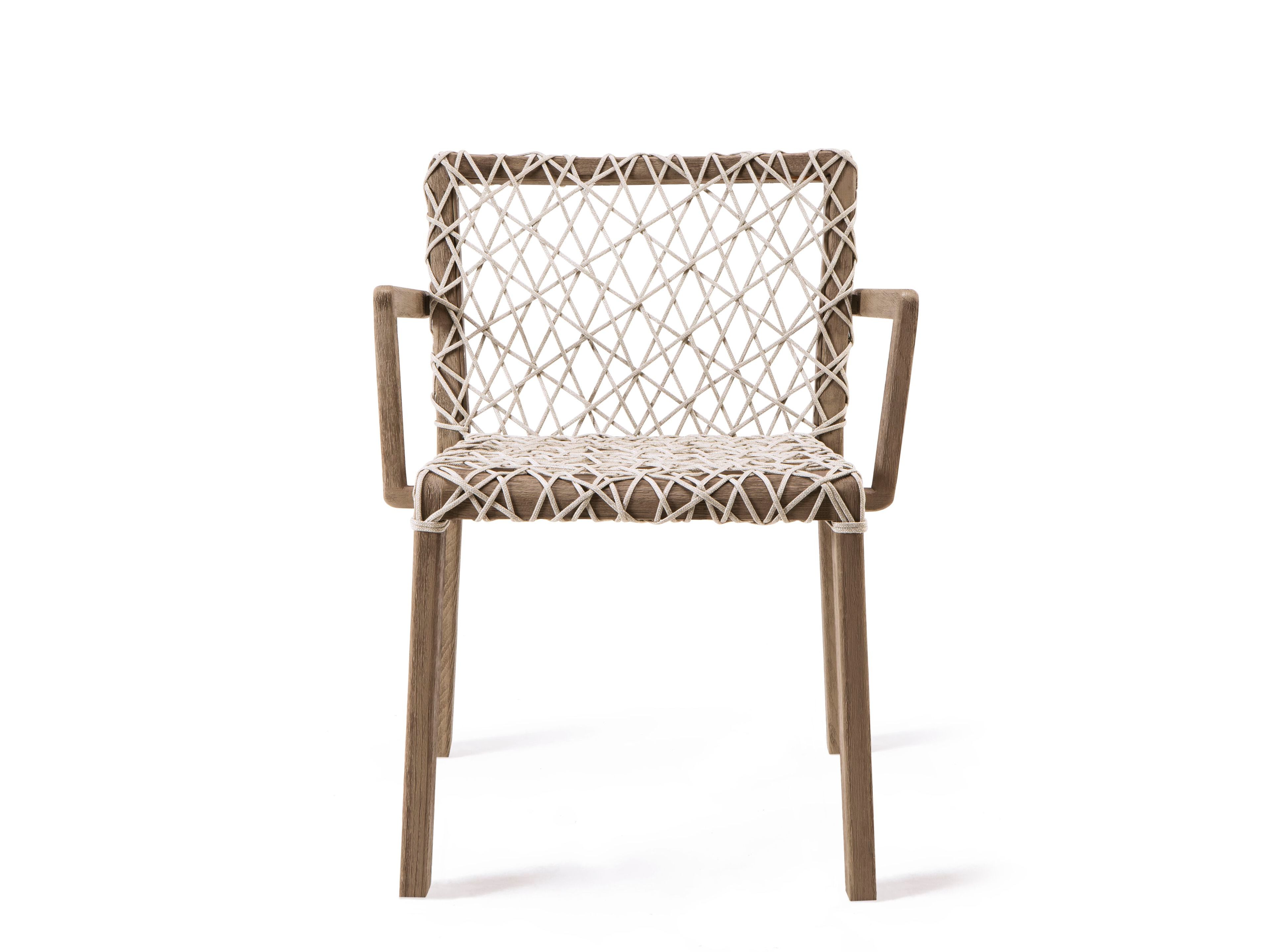 Веревочный стул с подлокотниками Ethimo Rafael ARCH-00027962 - Вид №1