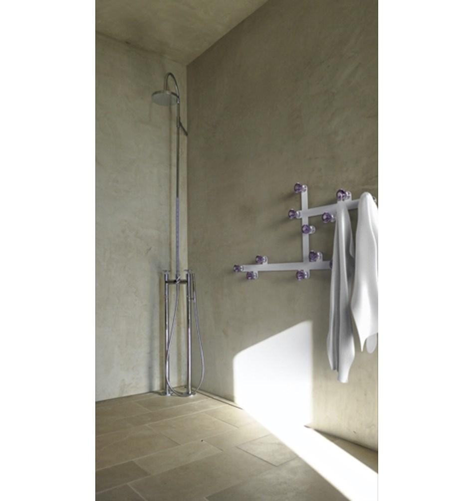 FROST BLOSSOM декоративная тарелка » белый Алюминий Белый B1000-W  - Вид №2