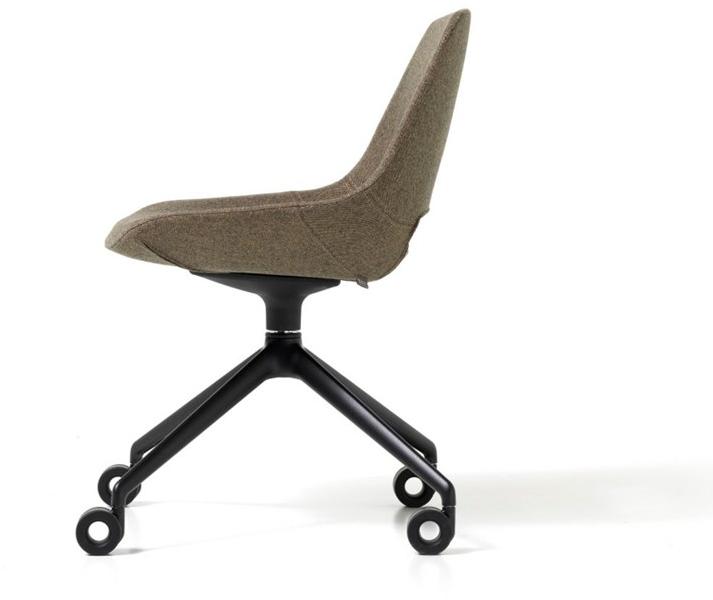 Diemme Офисное кресло из ткани с 4-мя спицами на колесиках Clea sun-id-1490584 - Вид №2