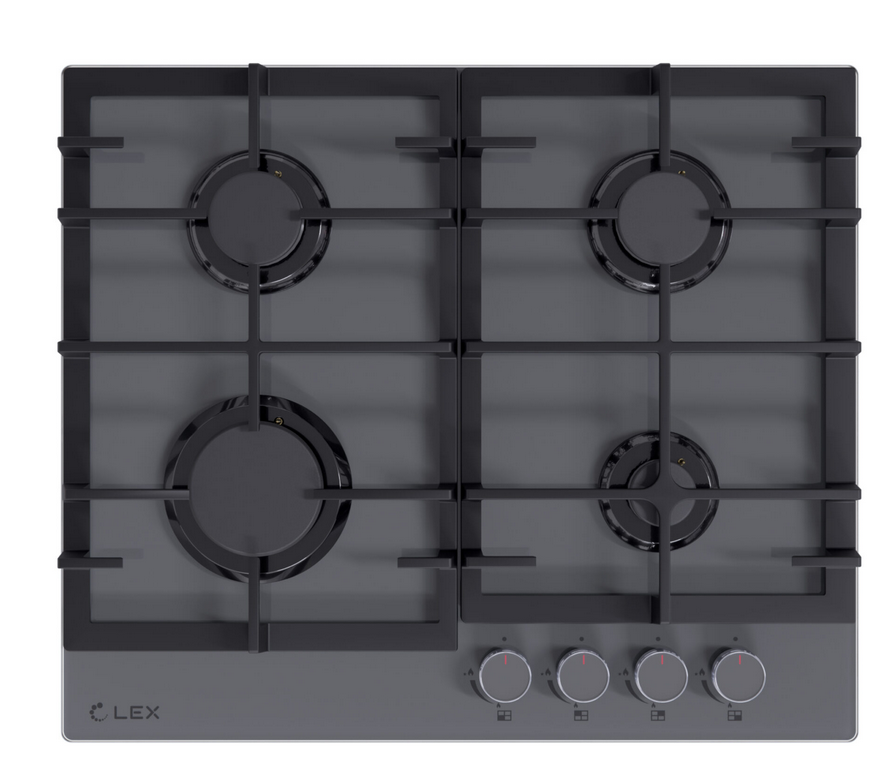 9156738 Газовая варочная поверхность LEX GVG 642A GR STDN-0017557