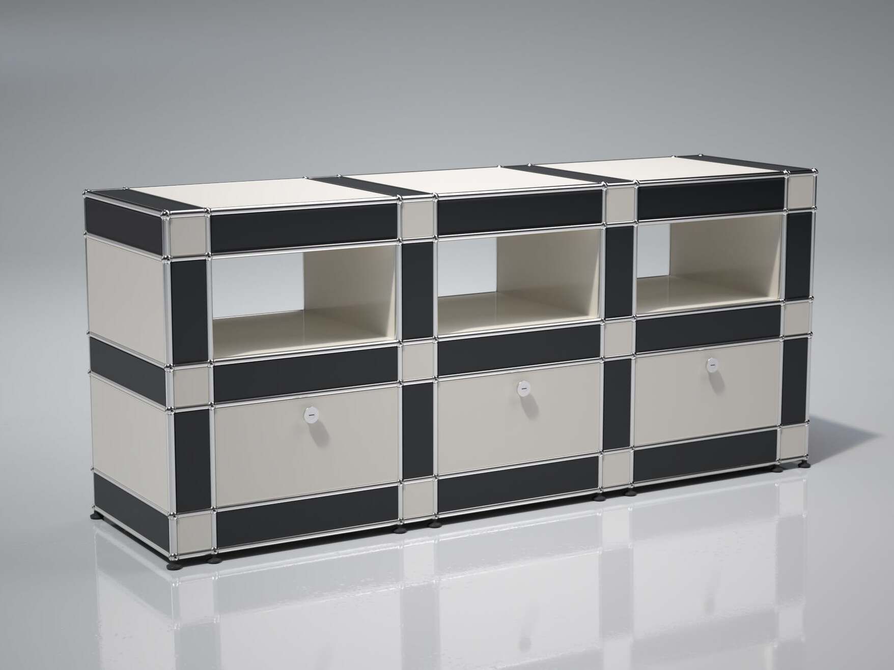 Стальная решетка с откидной створкой USM TESSELLATE ARCH-00034633