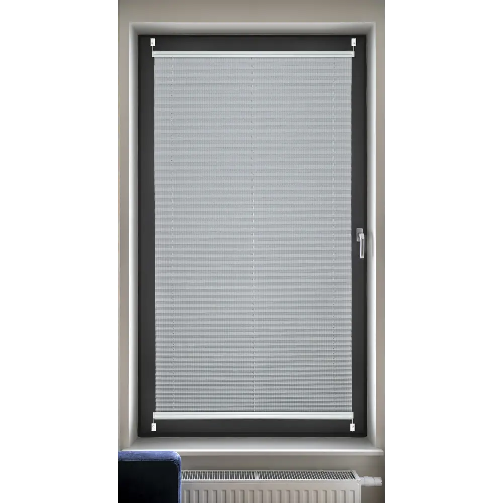 Штора плиссе 73x170 см жаккард серая Santreyd STLM-2047679 - Вид №3