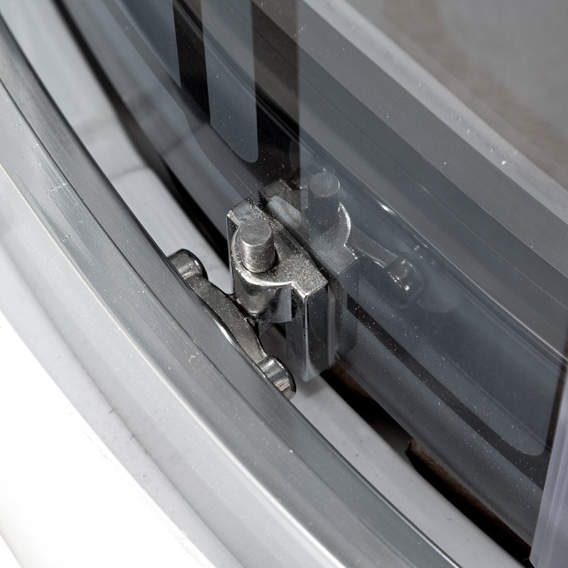 ЕМ1510 с гм. и эл. Душевая кабина DETO Серия EM BМ1510 LED с гм. BLACK - Вид №11