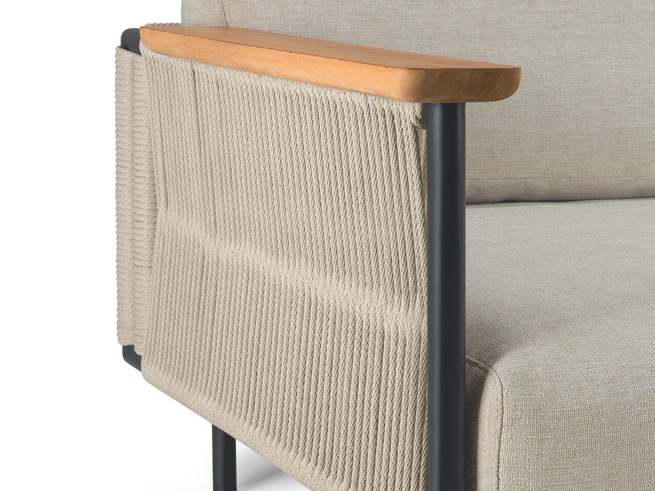 2-местный тканевый садовый диван Ethnicraft Corbey ARCH-00135153 - Вид №14