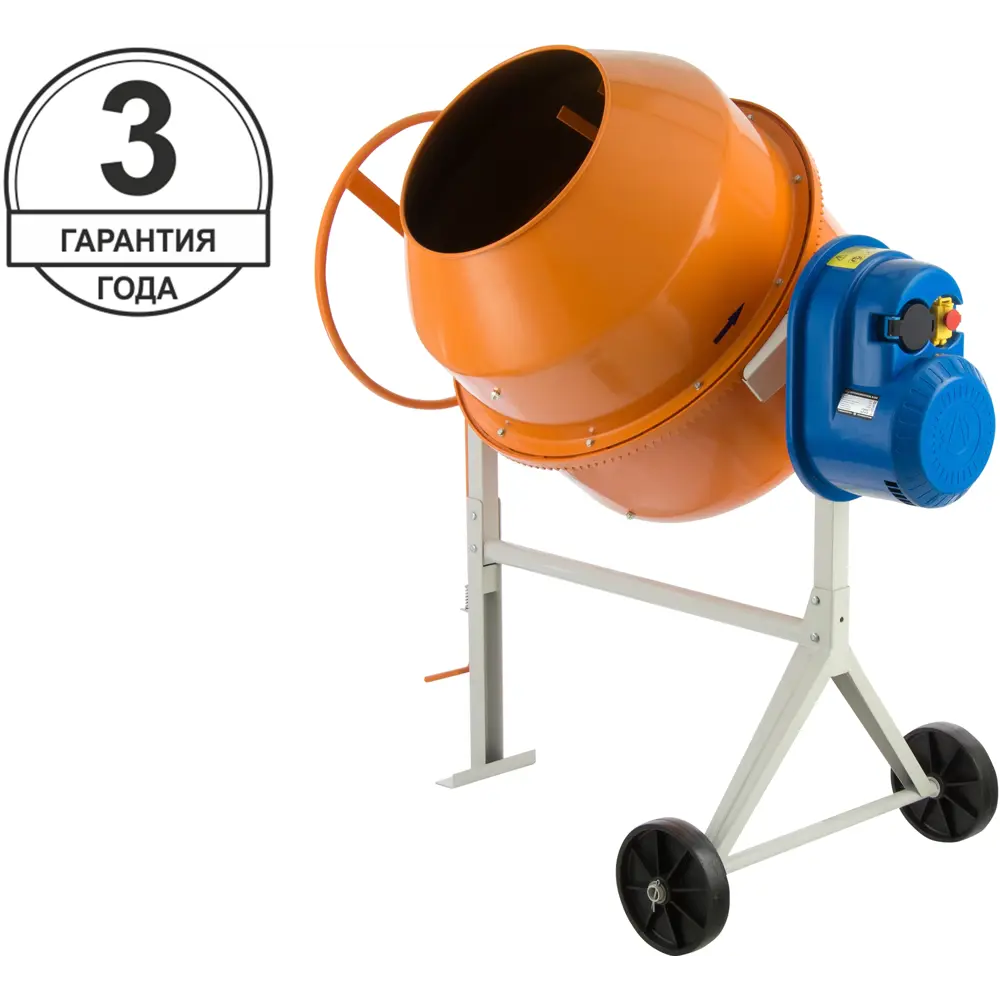 Бетоносмеситель Denzel В 200 л 1000 Вт STLM-2125077