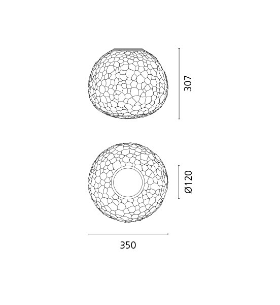Artemide METEORITE 1701010A универсальный 104483 - Вид №5
