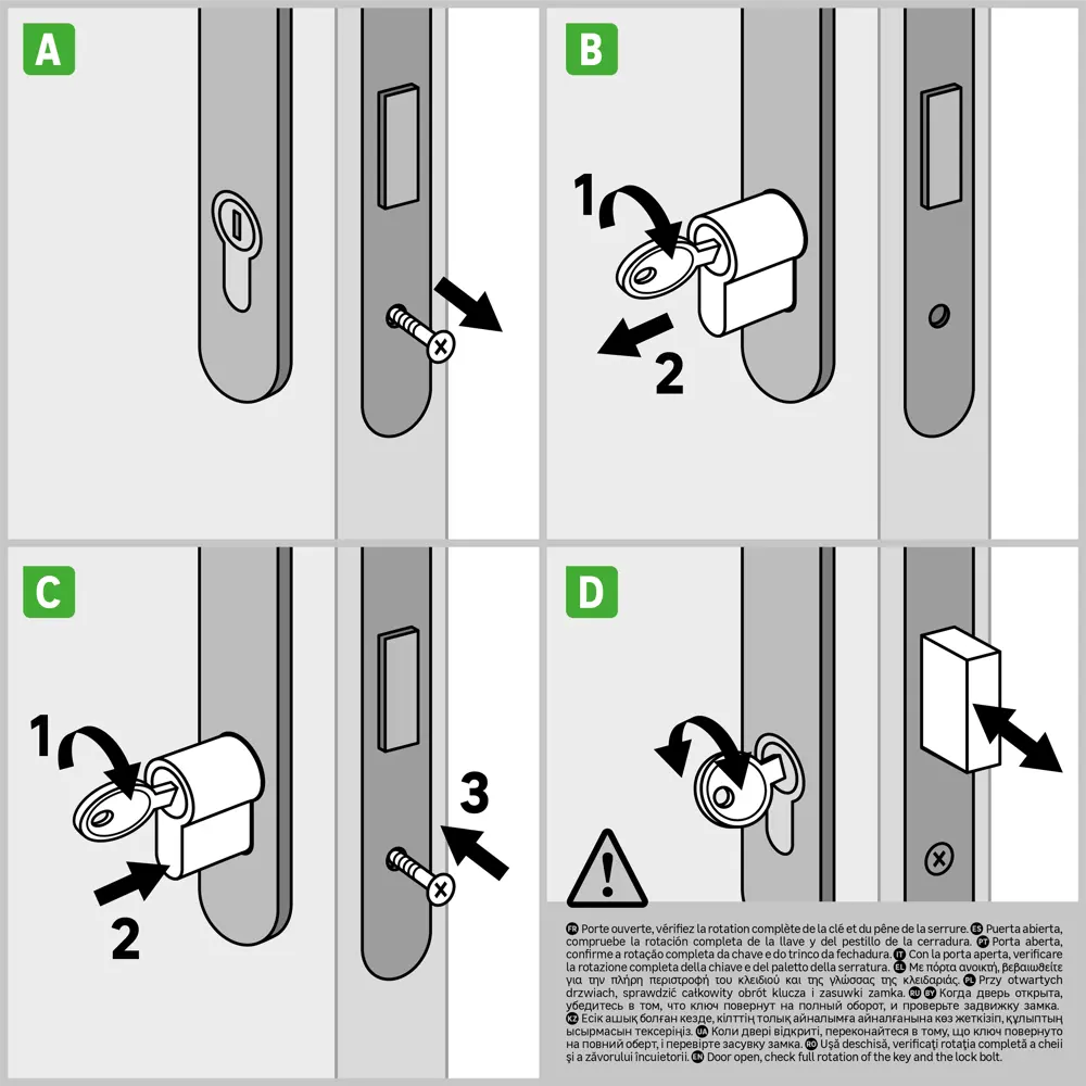 Цилиндр Standers TTBL1-3535NS, 35x35 мм, ключ/ключ, цвет никель STLM-2092061 - Вид №6