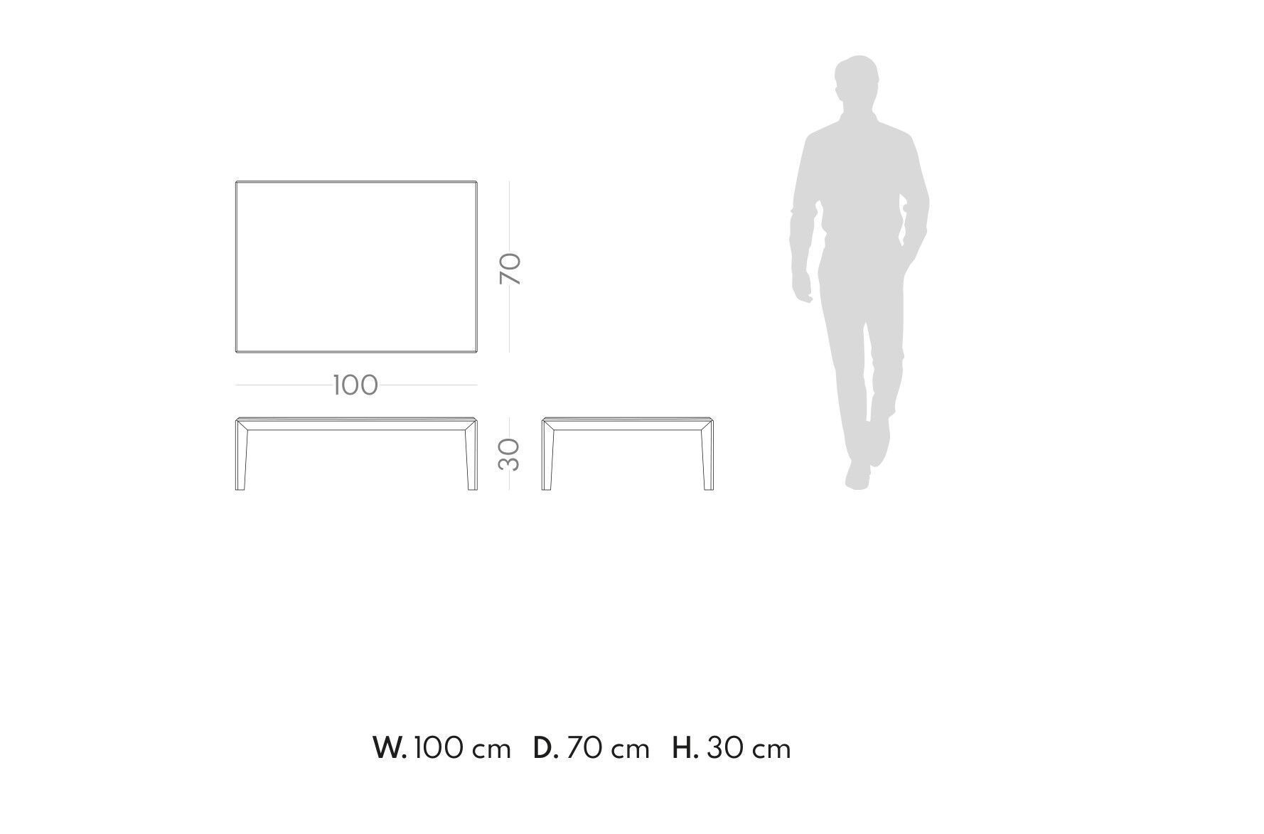 Деревянный прямоугольный журнальный столик PRADDY Metro ARCH-00036505 - Вид №2