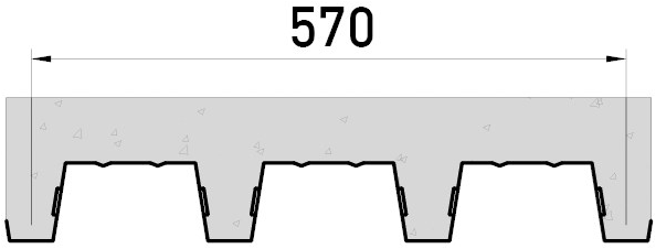 Sandrini Metalli Профнастил для межэтажных перекрытий sun-id-1345733 - Вид №8