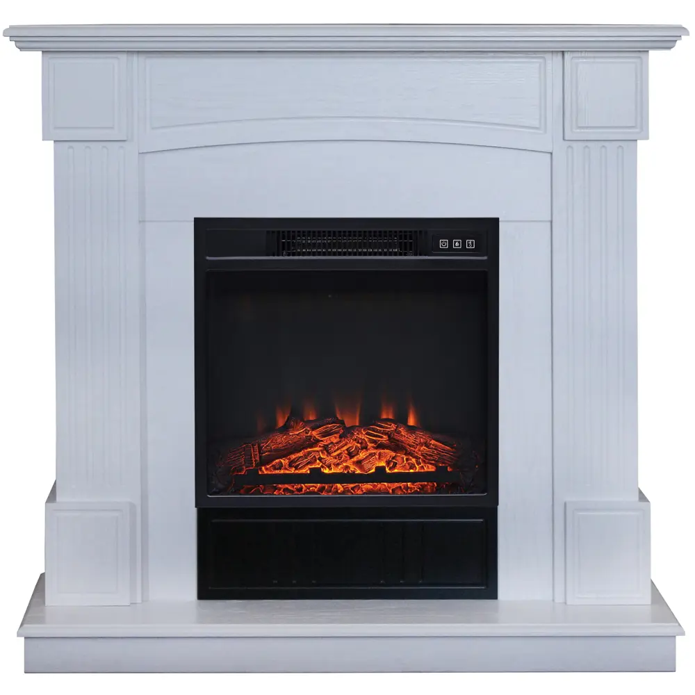 Каминокомплект Andrea WT Junior 18 цвет белый 82811808 STLM-2051449 REALFLAME 