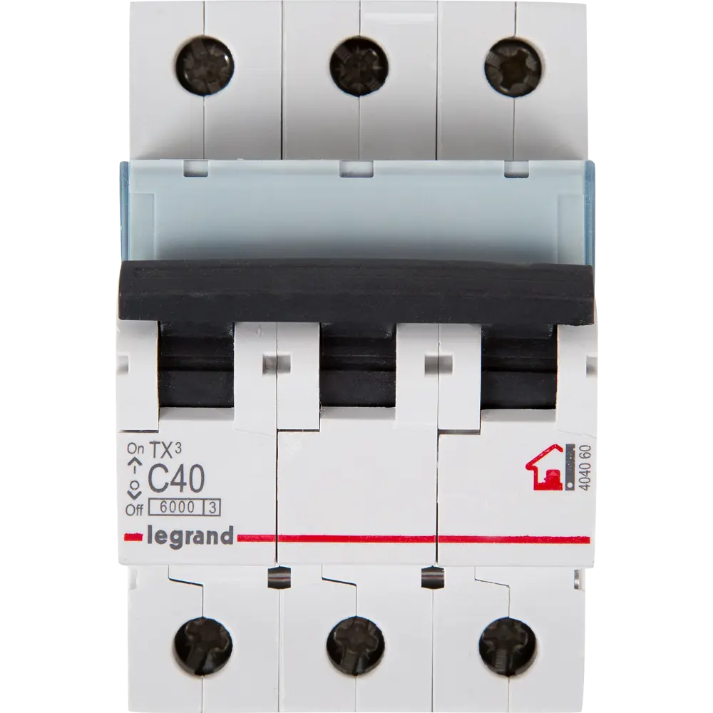 Автоматический выключатель Legrand TX3 3P C40 А 6 кА STLM-2111895 - Вид №1