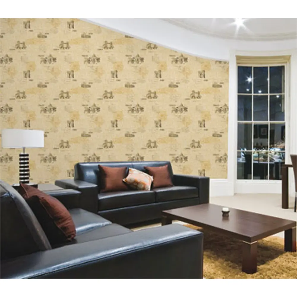 Обои бумажные Вояж бежевые 0.53 м С1-МО Santreyd STLM-2007967 - Вид №2