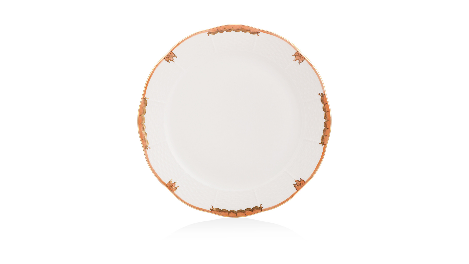 10628334 Herend Набор тарелок 1/3 "Аппони оранжевый" (Mix&Match) Фарфор  - Вид №2