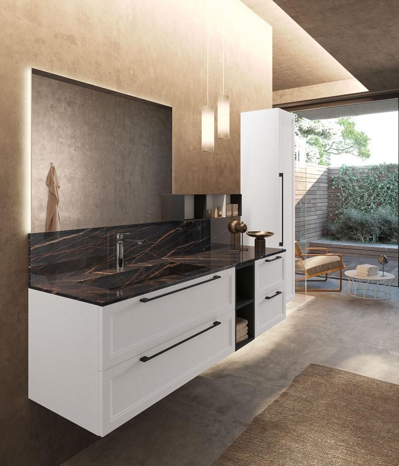 Archeda Тумба под умывальник из лакированной древесины с зеркалом Seta sun-id-1433742 - Вид №2