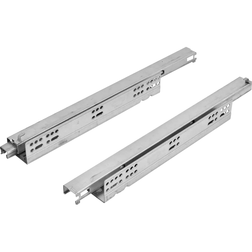 Направляющие скрытого монтажа FIRMAX 450 мм, металл, цвет серый STLM-2028815