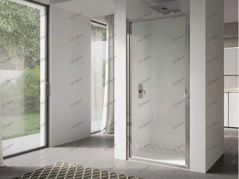 DISENIA Душевая кабина стеклянная ниша с распашной дверцей 4.0 sun-id-1366117