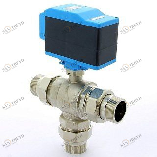 Кран сгон НН 1"1/2 3-ходовой с сервоприводом MODULO PLUS EMMETI 1425712