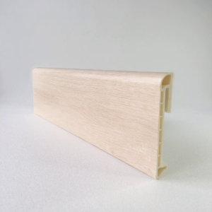 Напольный плинтус  Дуб кремовый 80мм