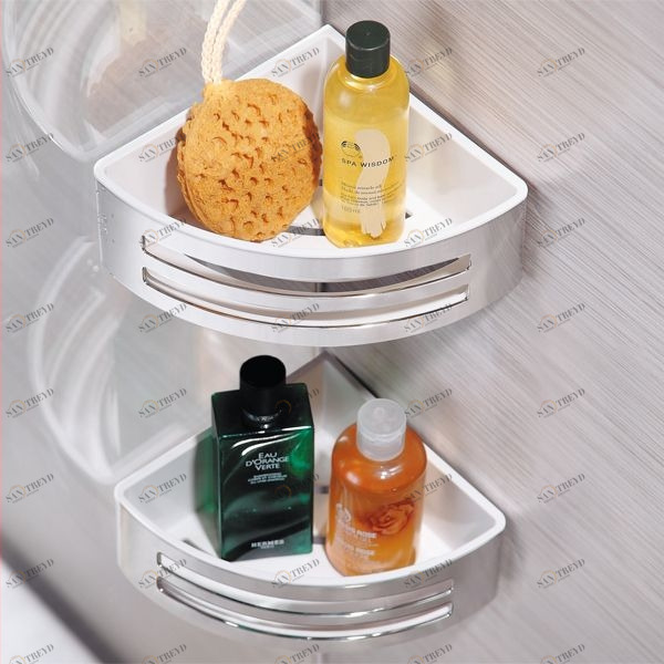 Novellini. Двойная настенная треугольная хромированная мыльница ACCESSORIES Accesories R90CESTE0DA