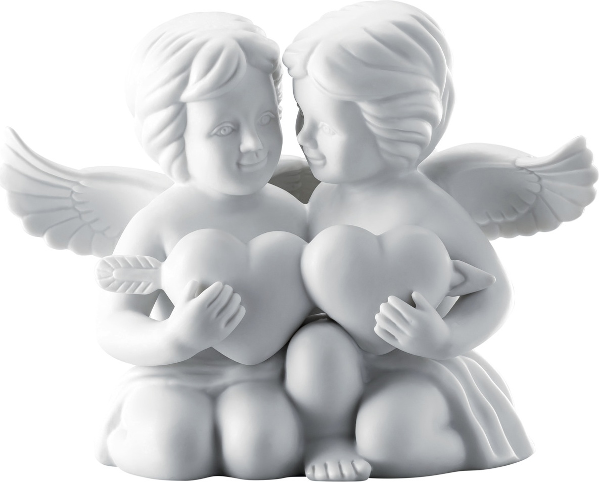 10654585 Rosenthal Фигурка Rosenthal Ангелы с сердцем 14,5см, фарфор Фарфор 