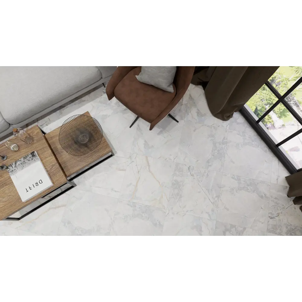 Керамогранит Beryoza Ceramika Tyndal Gp White 50x50 см 1.5 м² цвет белый/серый 84407254 STLM-2153816 BERYOZA CERAMICA - Вид №6