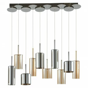 Дизайнерская подвесная люстра Spot Light Flaconetta 1301028 серая SPOT LIGHT ДИЗАЙНЕРСКИЕ 108242 Серый