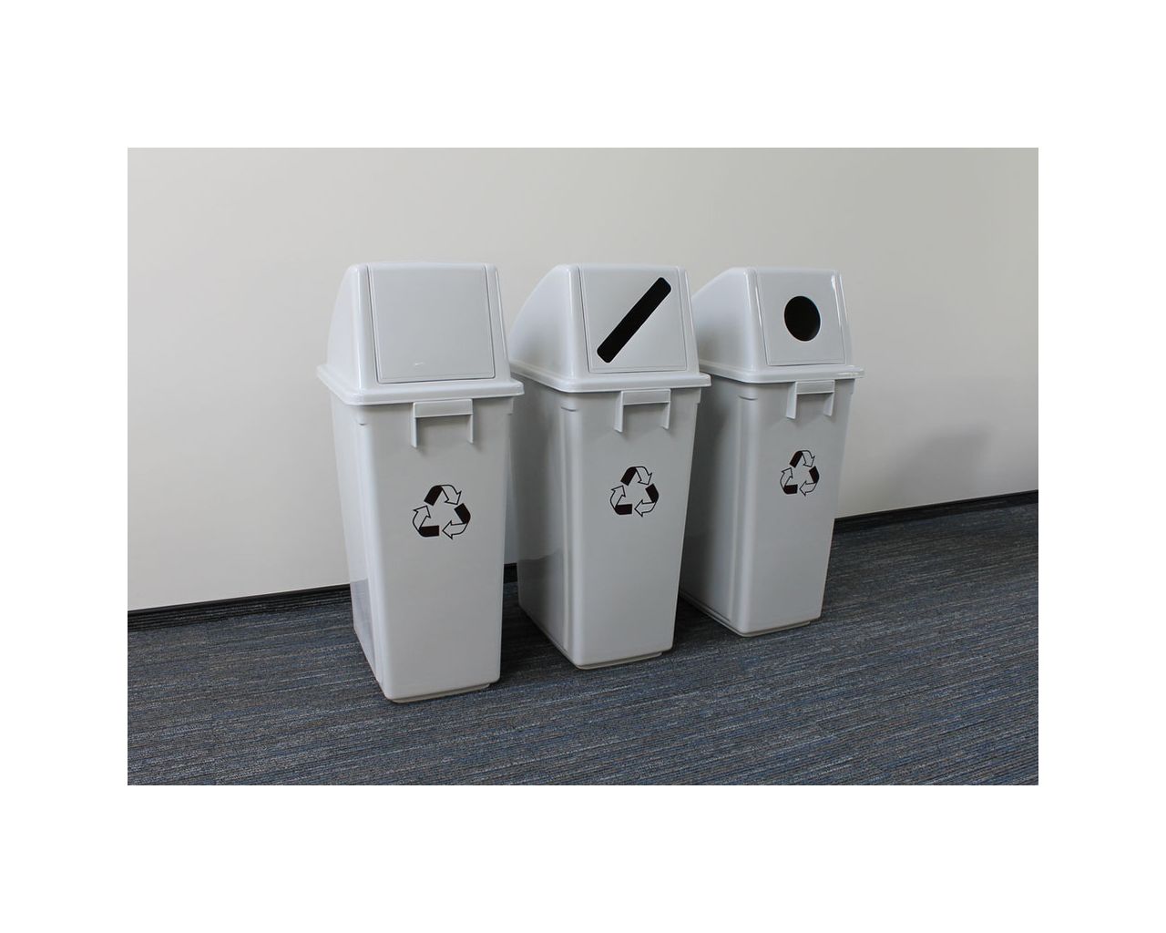 KJS705 Большой пластиковый контейнер для сортировки мусора объемом 60 л. Merida 