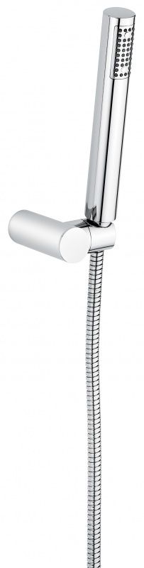 140CR Ручной душ 140: лейка, шланг, крепеж, цвет хром EMMEVI 