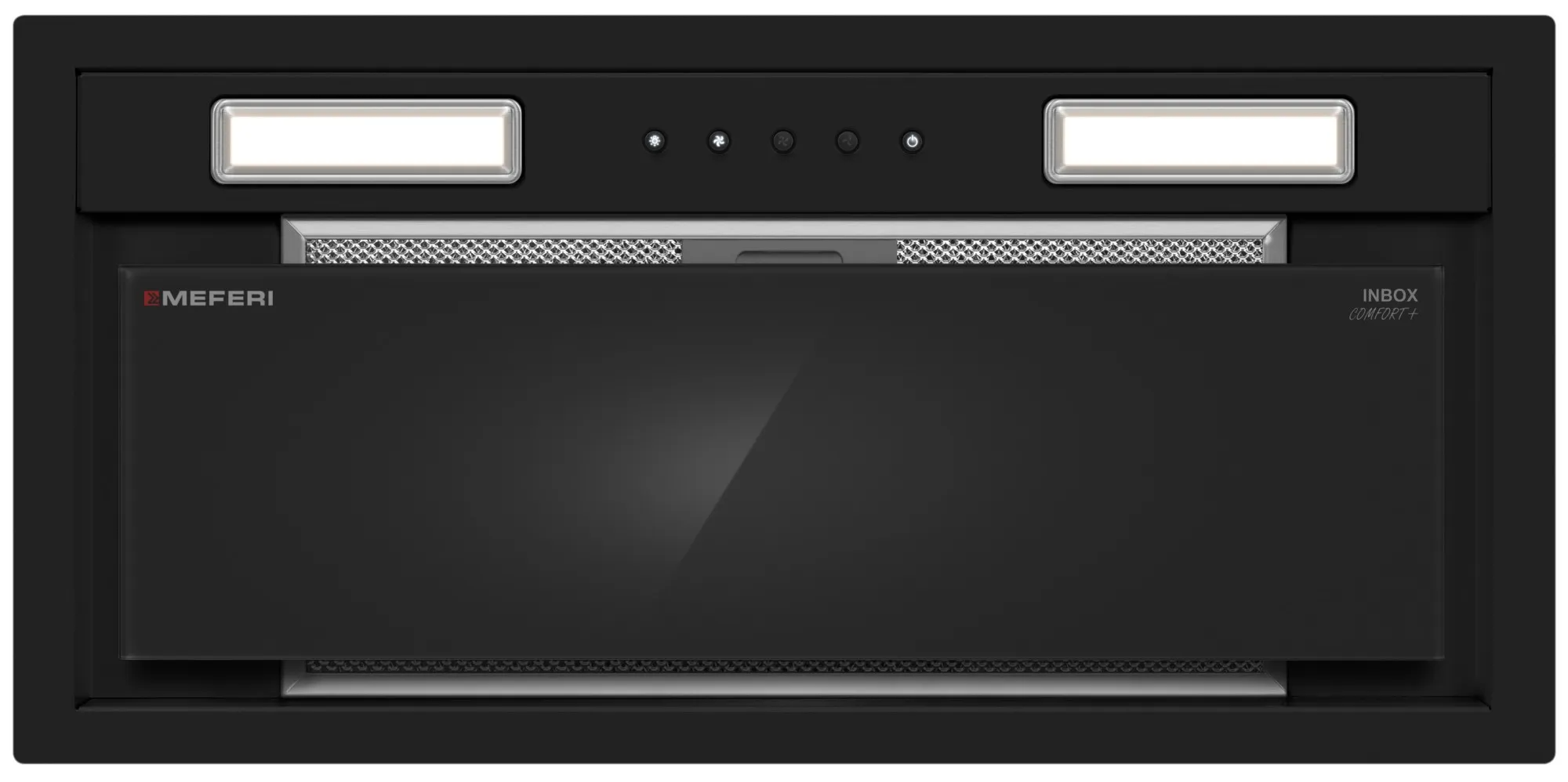 9270643 Вытяжка полновстраиваемая Meferi INBOX60BK COMFORT PLUS черный/черный STDN-0036927 - Вид №5