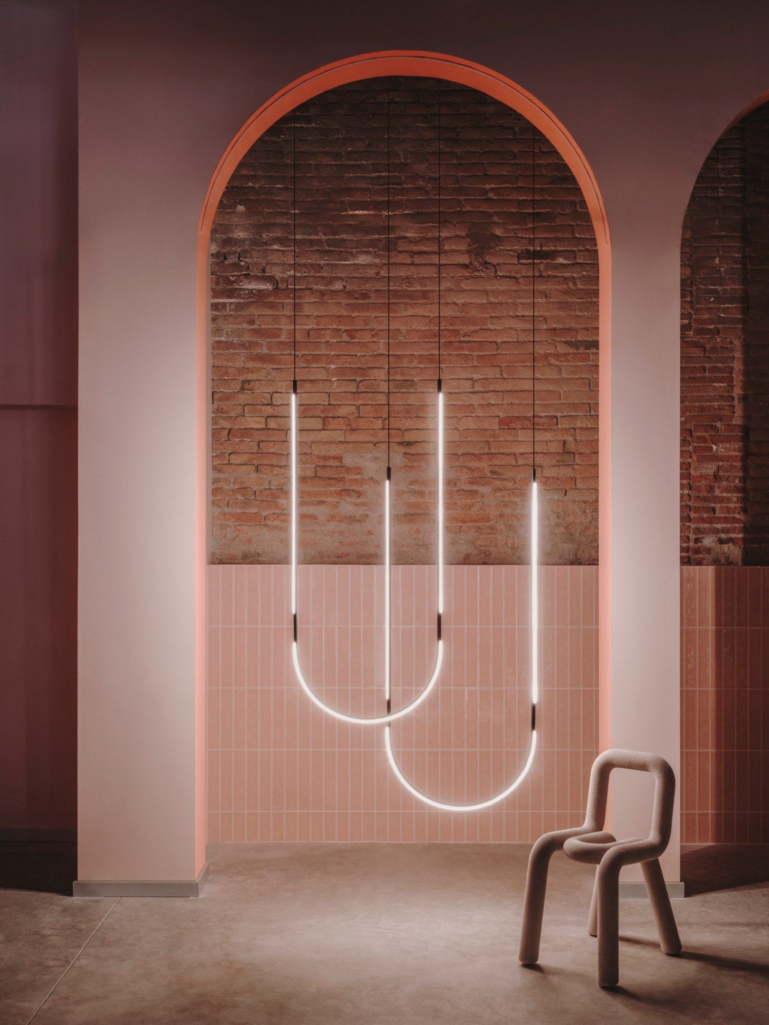 Алюминиевый светодиодный подвесной светильник LedsC4 Tubs ARCH-00054045 - Вид №1