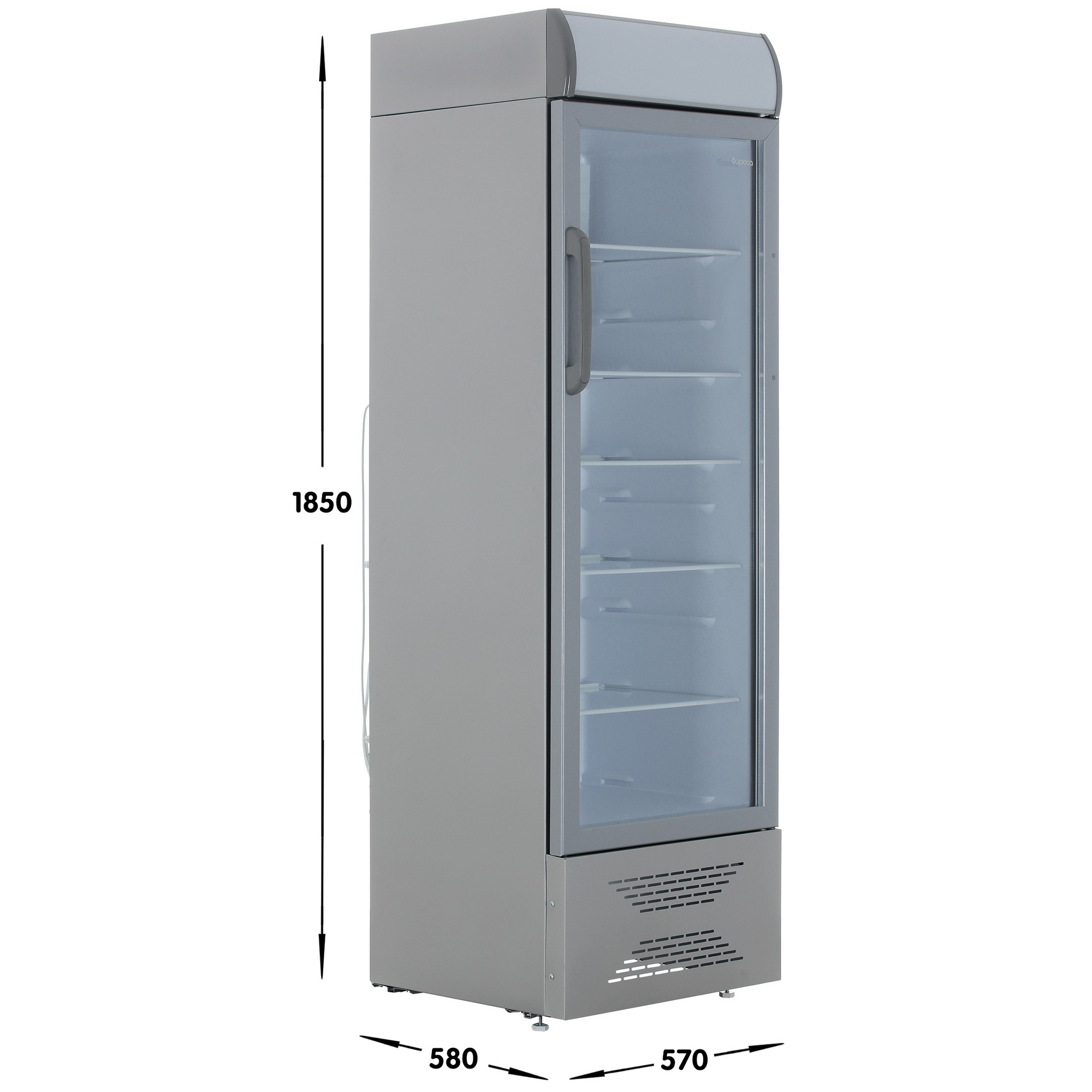 9924375 Холодильная витрина   Бирюса M310P серебристый STDN-0054926 - Вид №6