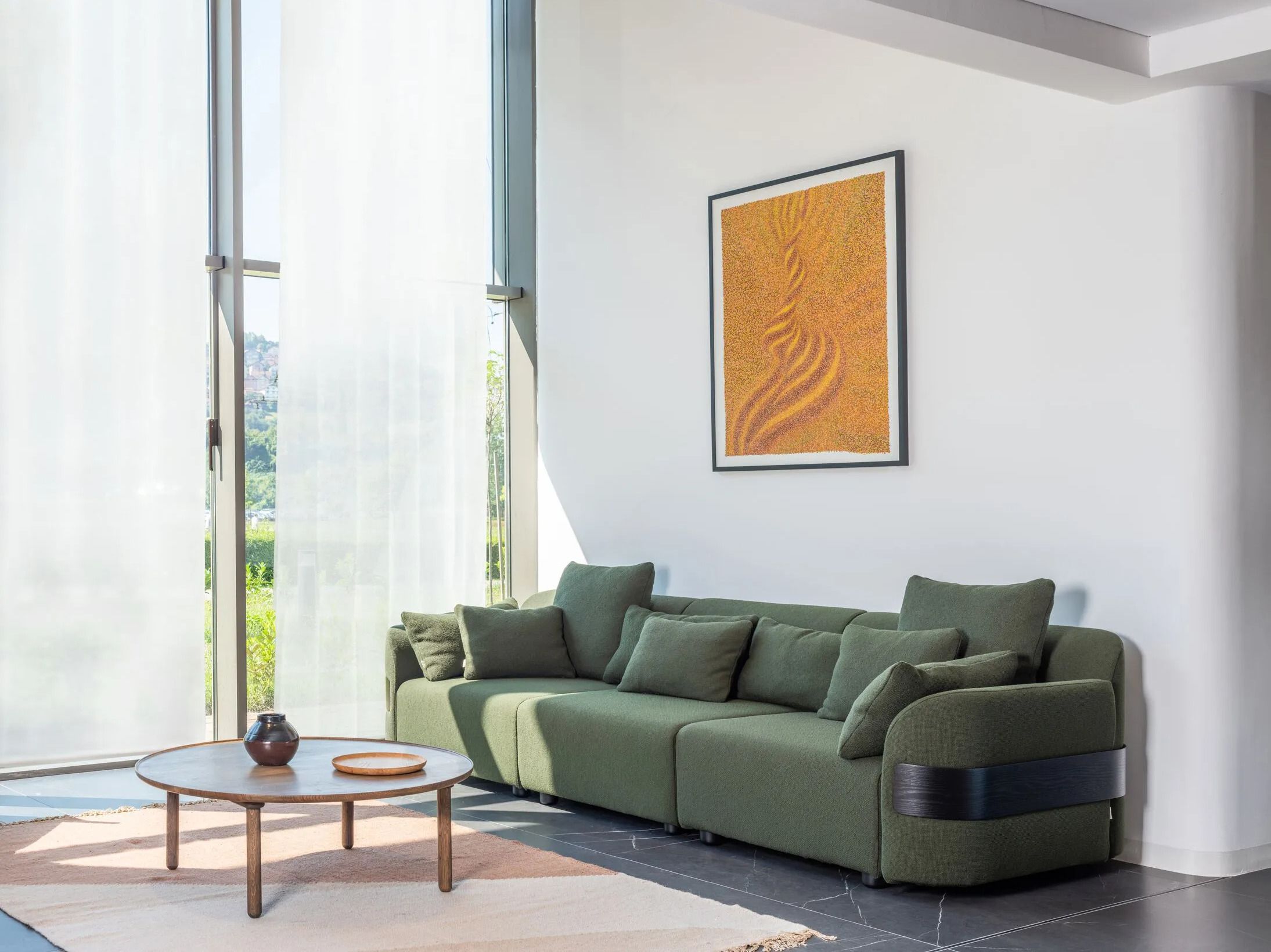 Модульный тканевый диван Gazzda HUGG ARCH-00083434 - Вид №9