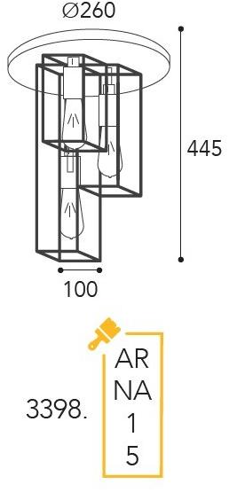 Moretti Luce Лампа небоскреб Cubic sun-id-1395218 - Вид №1