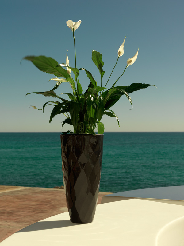 073147 Кашпо Nano матовое оранжевое 36см Vondom Vases - Вид №1