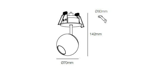 Алюминиевый светодиодный светильник с зажимом BENEITO FAURE ARCH-00071501 - Вид №7