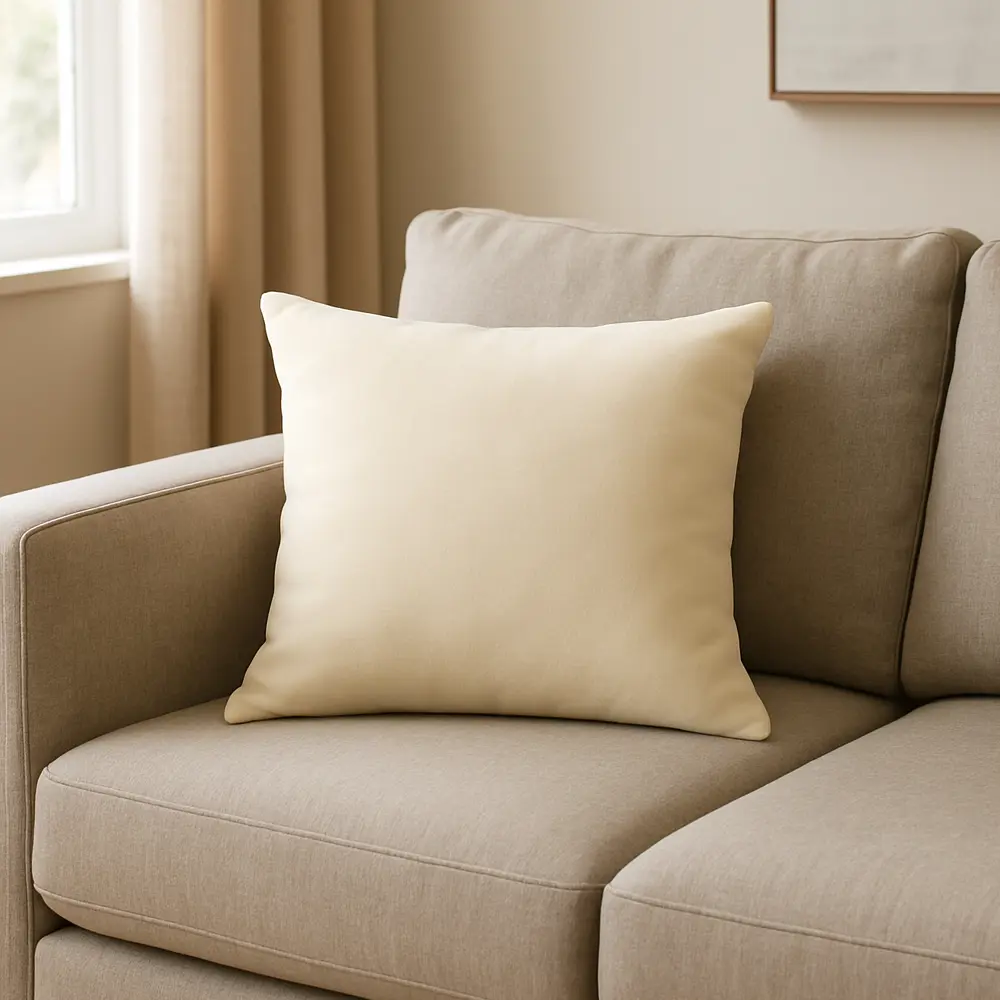 Подушка Flandria 45x45 см цвет экрю Cream 5 89368062 STLM-2110922 Santreyd 