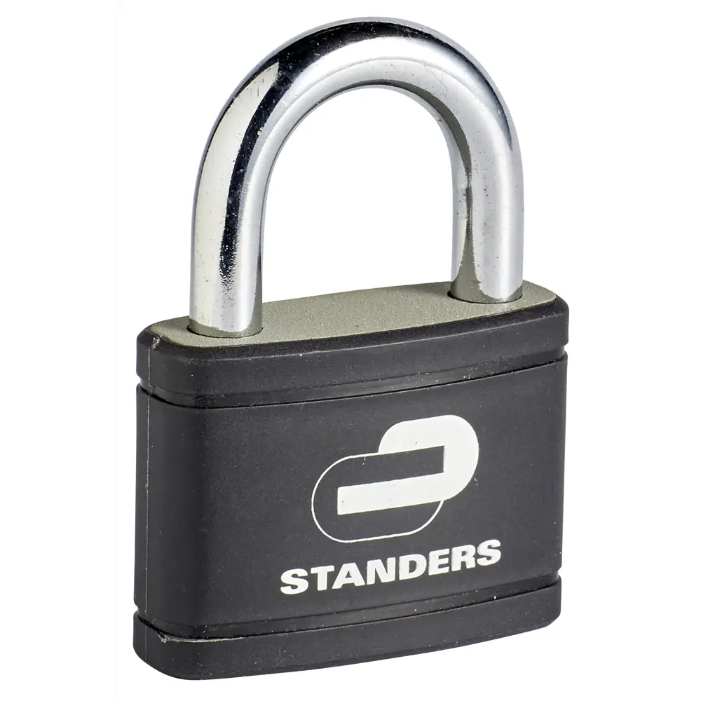 Замок навесной Standers чугун 67x50 мм цвет черный STLM-2083370